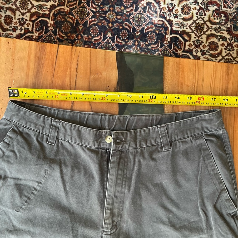 Vintage Columbia Convertible Men's Dark Olive Cargo Pants - Picture 3 of 6